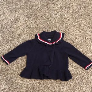 Janie and Jack navy cardigan
